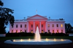 pink white house